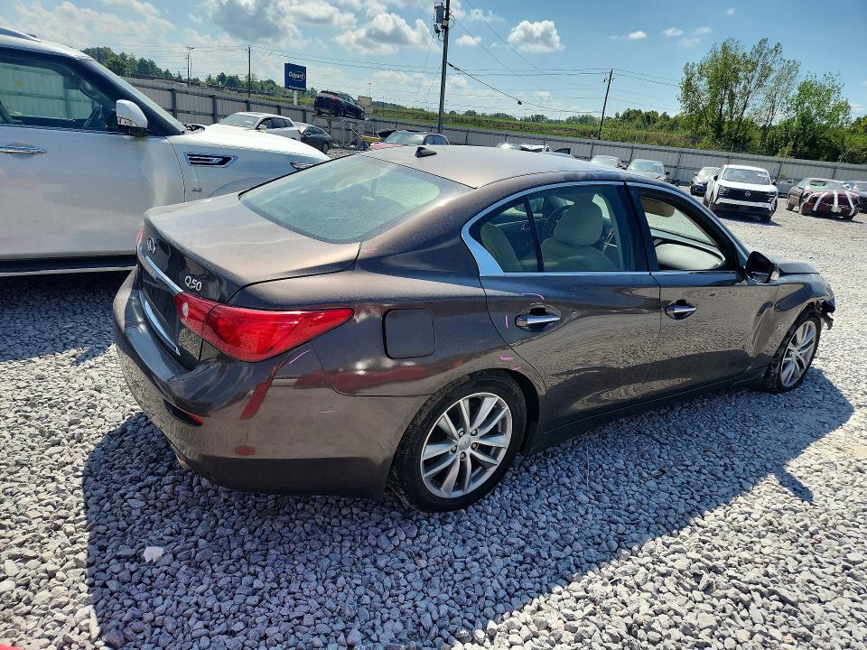 Photo 3 from auction – 2014 INFINITI Q50 with VIN JN1BV7AP8EM678500