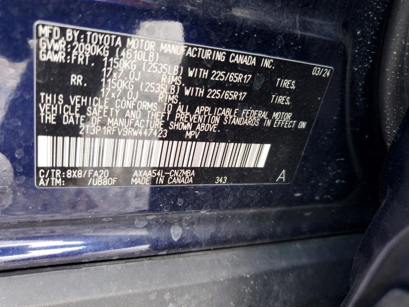 Zdjęcie 14 z aukcji – 2024 TOYOTA RAV4 z VIN 2T3P1RFV9RW447423