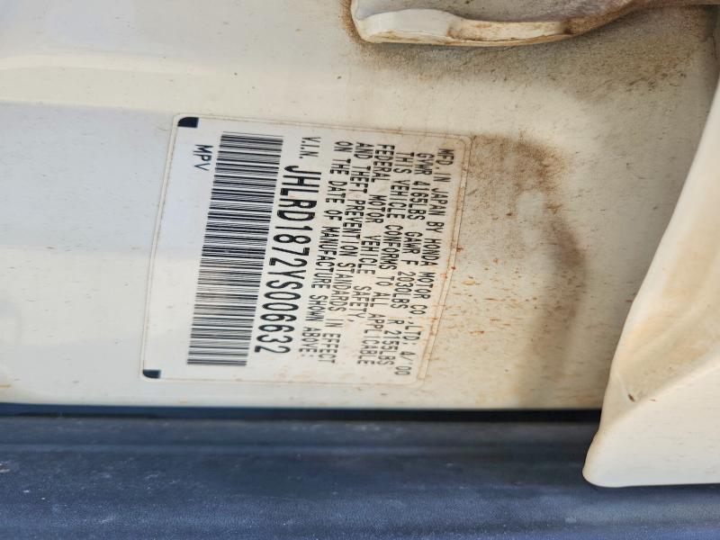 Photo 14 from auction – 2000 HONDA CR-V with VIN JHLRD1872YS006632