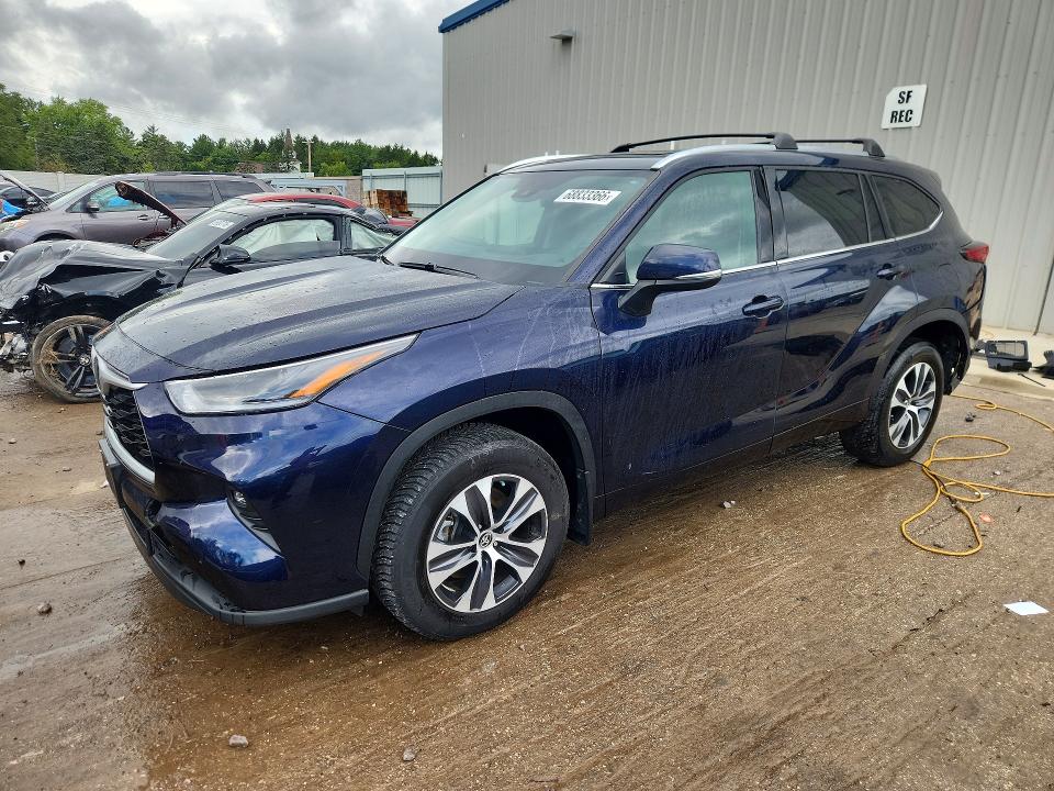 Photo 1 from auction – 2021 TOYOTA HIGHLANDER with VIN 5TDGZRBH4MS143953