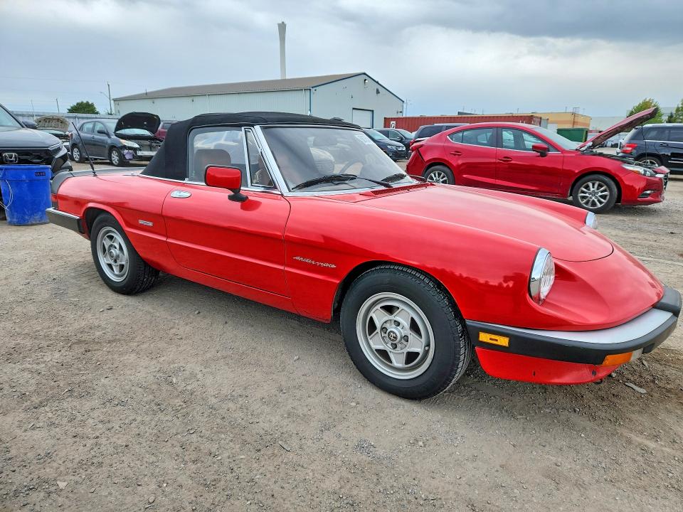 Photo 4 from auction – 1987 ALFA ROMEO SPIDER with VIN ZARBA5585H1048848