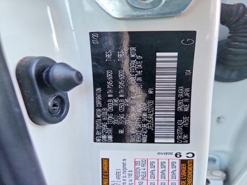 Photo 14 from auction – 2020 TOYOTA 4RUNNER with VIN JTEZU5JR4L5227930
