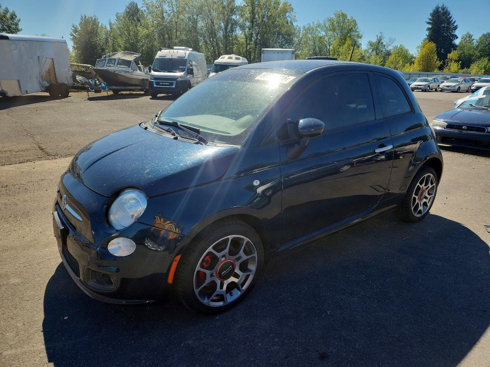 Фото 1 с аукциона – 2015 FIAT 500 с VIN 3C3CFFBRXFT500225