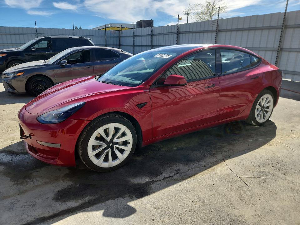 2022 TESLA MODEL 3 - Търг №68591696