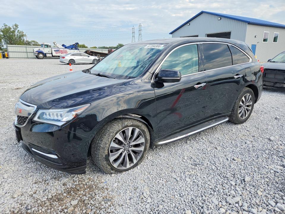 ACURA MDX 2016 with VIN 5FRYD4H47GB049292 - Photo from auction