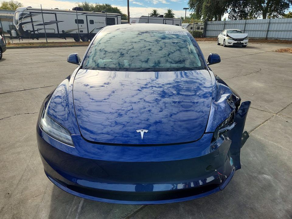 Photo 5 from auction – 2025 TESLA MODEL 3 with VIN 5YJ3E1EA7SF972303