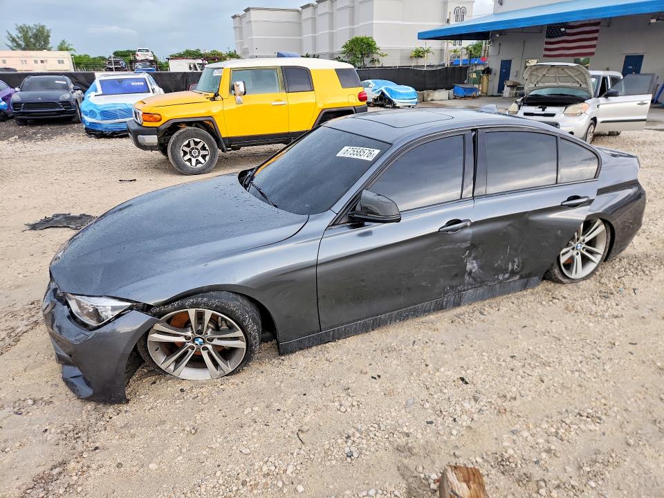 BMW 335 2013 with VIN WBA3A9G53DNP37456 - Photo from auction
