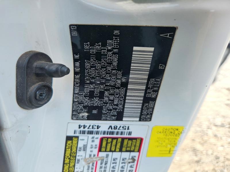 Photo 14 from auction – 2014 TOYOTA SIENNA with VIN 5TDKK3DC4ES408062