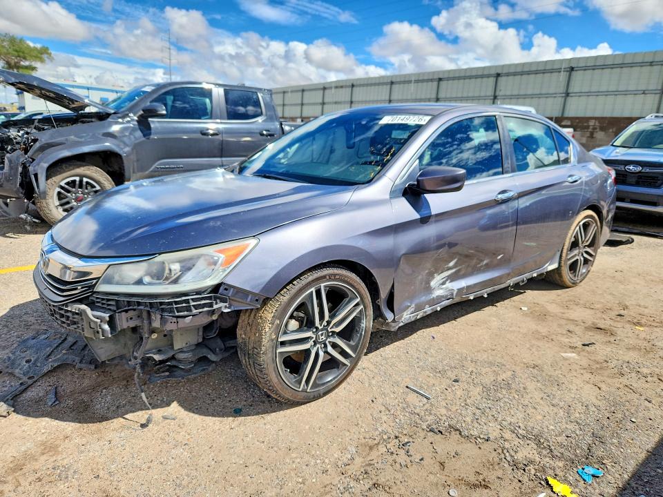 HONDA ACCORD 2016 with VIN 1HGCR2F5XGA095609 - Photo from auction