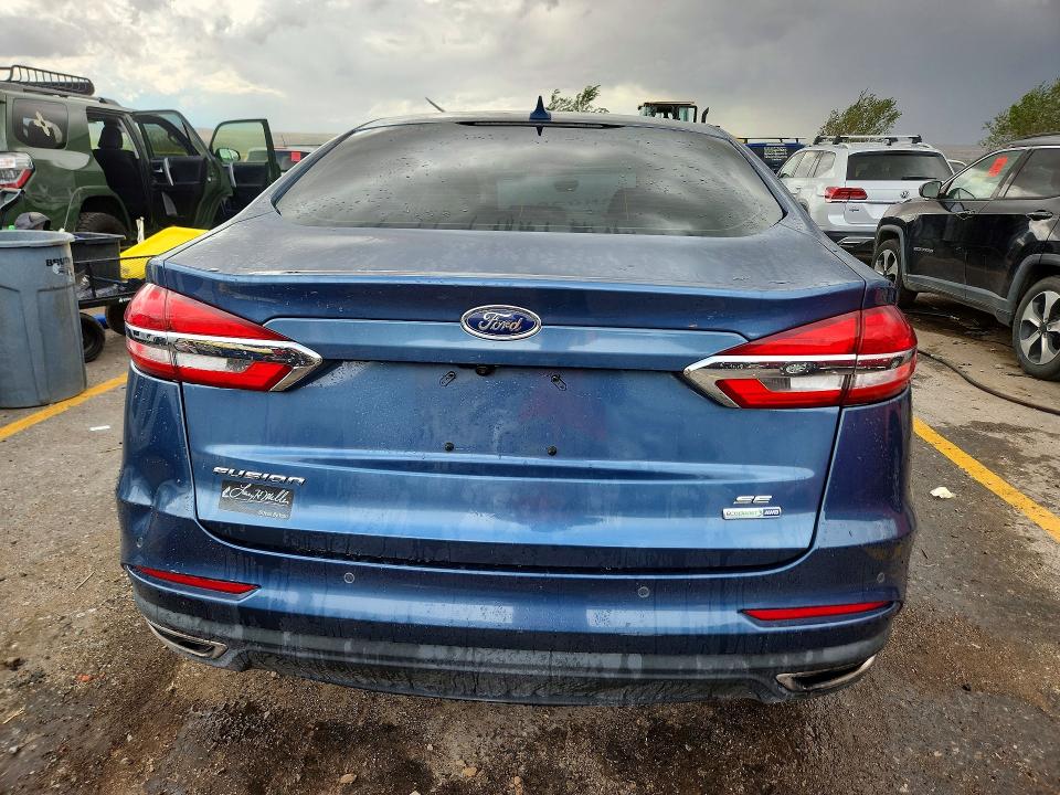 Снимка 6 от търг – 2019 FORD FUSION с VIN 3FA6P0T96KR232062