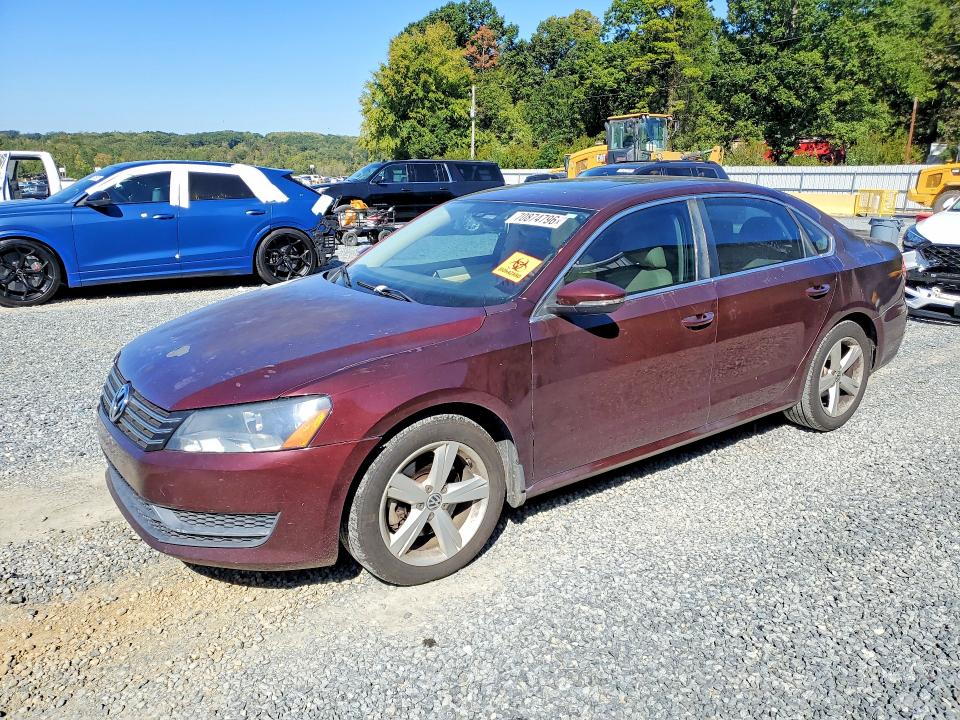 Снимка 1 от търг – 2012 VOLKSWAGEN PASSAT с VIN 1VWBH7A38CC067836