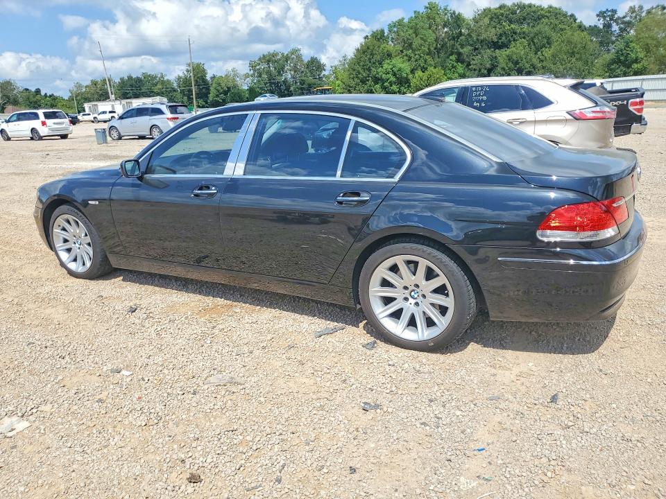 Photo 2 from auction – 2006 BMW 750 with VIN WBAHN83576DT35748