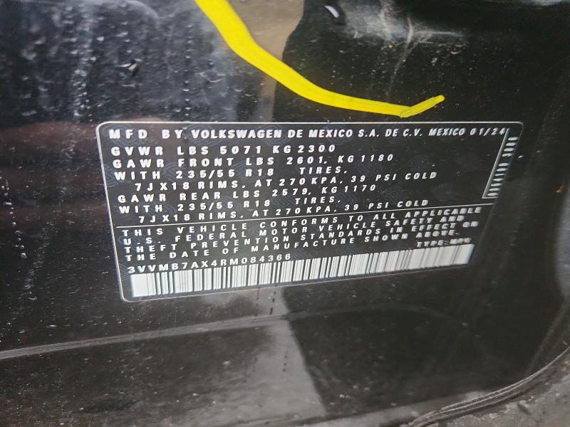 Photo 14 from auction – 2024 VOLKSWAGEN TIGUAN with VIN 3VVMB7AX4RM084366