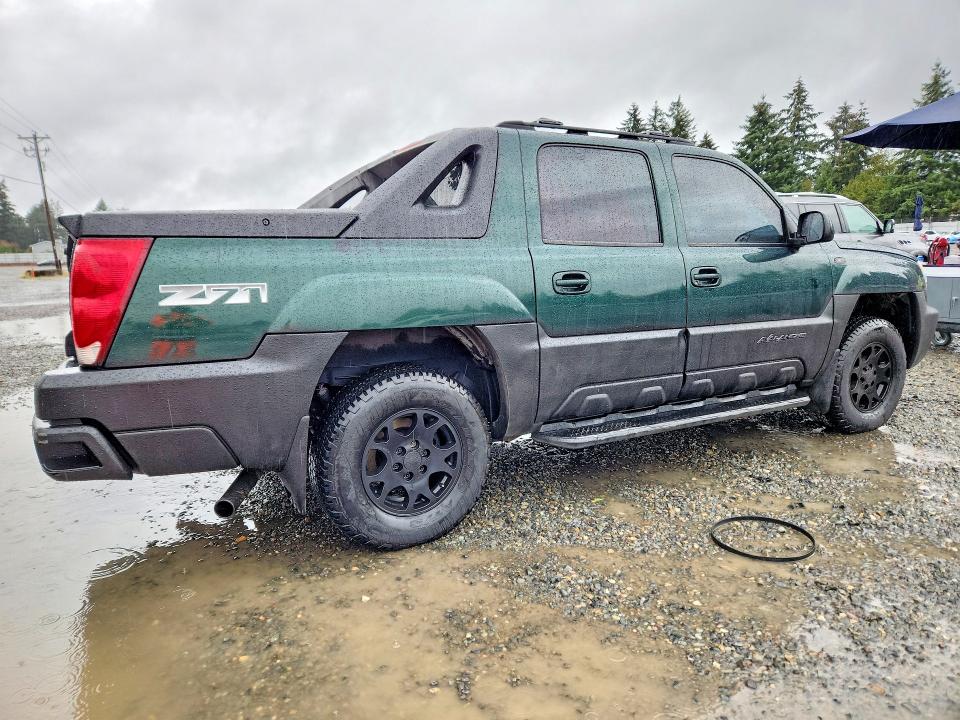 Photo 3 from auction – 2002 CHEVROLET AVALANCHE with VIN 3GNEK13T92G103905