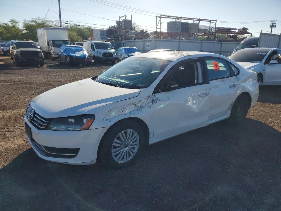 VOLKSWAGEN PASSAT 2015 with VIN 1VWAT7A30FC067408 - Photo from auction