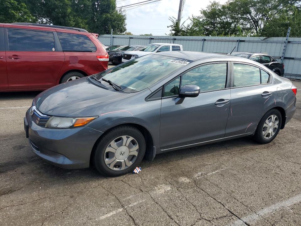 HONDA CIVIC 2012 with VIN JHMFB4F29CS008464 - Photo from auction