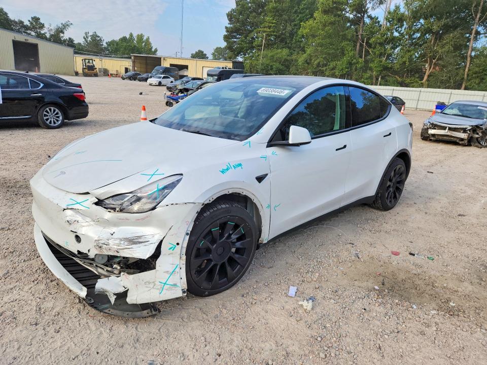 Photo 1 from auction – 2021 TESLA MODEL Y with VIN 5YJYGDEE6MF232166