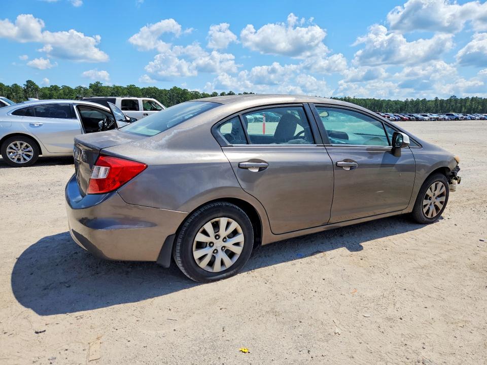 Photo 3 from auction – 2012 HONDA CIVIC with VIN 2HGFB2F54CH522120