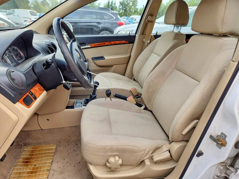 Photo 7 from auction – 2009 CHEVROLET AVEO with VIN KL1TD66E09B334965