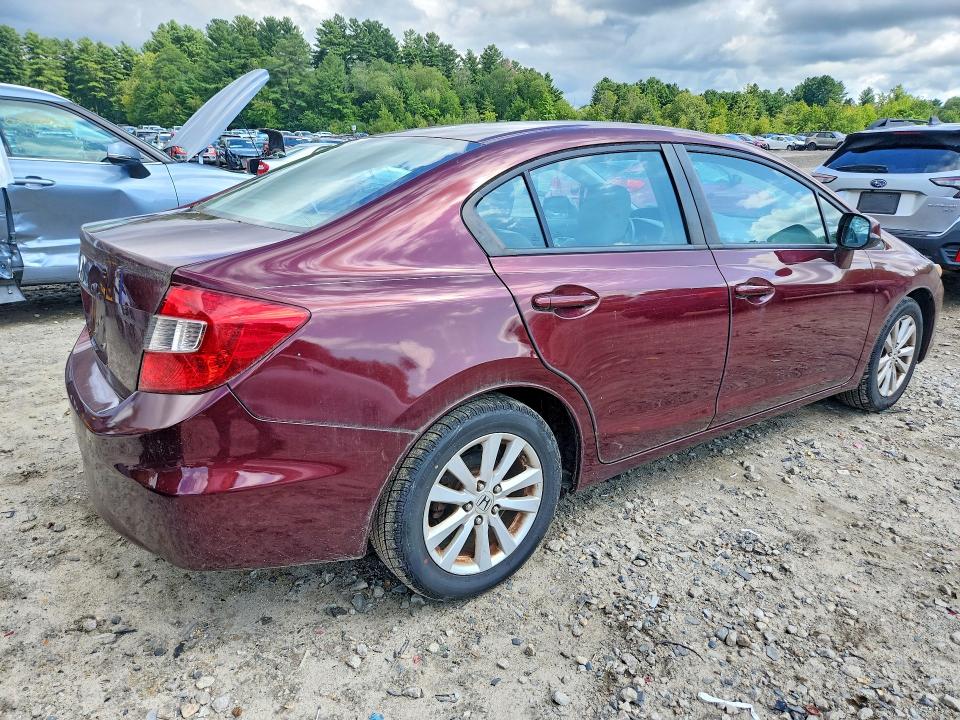 Photo 3 from auction – 2012 HONDA CIVIC with VIN 19XFB2F95CE072670