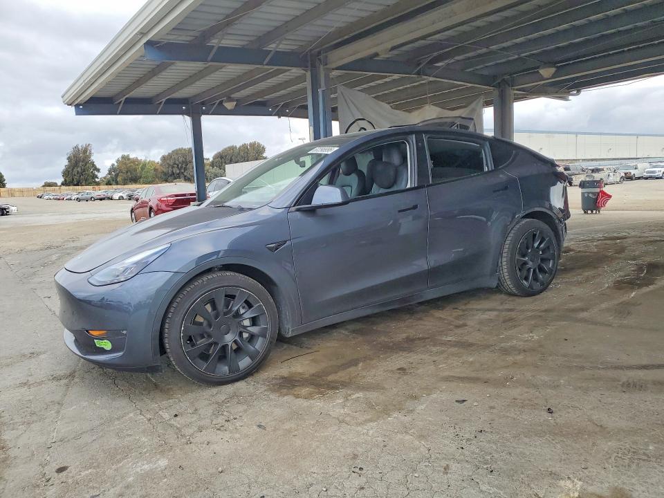 TESLA MODEL Y 2022 with VIN 7SAYGAEE5NF520554 - Photo from auction