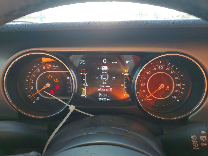 Снимка 9 от търг – 2021 JEEP WRANGLER UNLIMITED с VIN 1C4HJXDG7MW631623