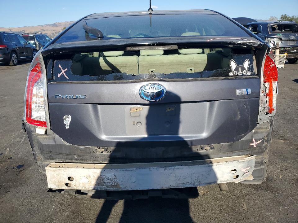 Photo 6 from auction – 2012 TOYOTA PRIUS with VIN JTDKN3DU6C5415839
