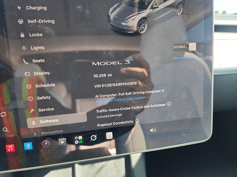 Photo 9 from auction – 2023 TESLA MODEL 3 with VIN 5YJ3E1EA8PF645819