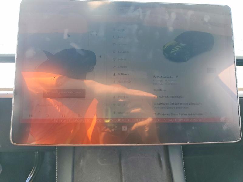 Photo 9 from auction – 2024 TESLA MODEL Y with VIN 7SAYGAEE1RF084761