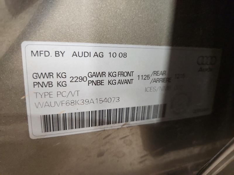 صورة رقم 14 من المزاد - 2009 AUDI A4 مع VIN WAUVF68K39A154073