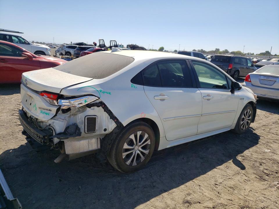 Photo 3 from auction – 2021 TOYOTA COROLLA with VIN JTDEAMDE1MJ027238