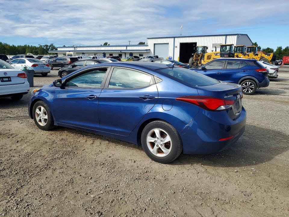 Photo 2 from auction – 2015 HYUNDAI ELANTRA with VIN 5NPDH4AE5FH614744