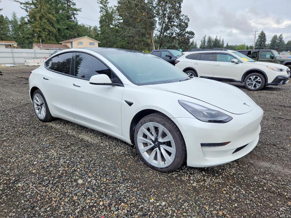 صورة رقم 4 من المزاد - 2021 TESLA MODEL 3 مع VIN 5YJ3E1EA2MF100971