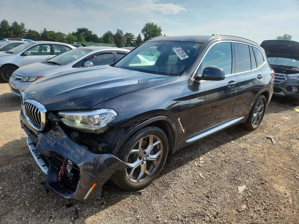 BMW X3 2020 with VIN 5UXTY5C08L9B74107 - Photo from auction