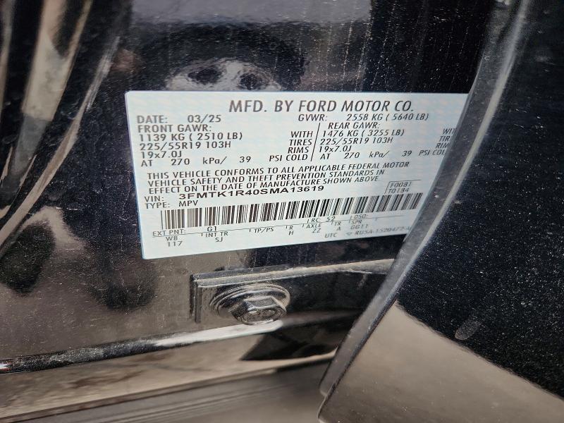 Photo 14 from auction – 2025 FORD MUSTANG MACH-E with VIN 3FMTK1R40SMA13619