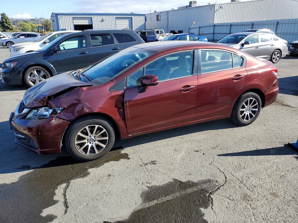 HONDA CIVIC 2013 with VIN 19XFB2F56DE236877 - Photo from auction