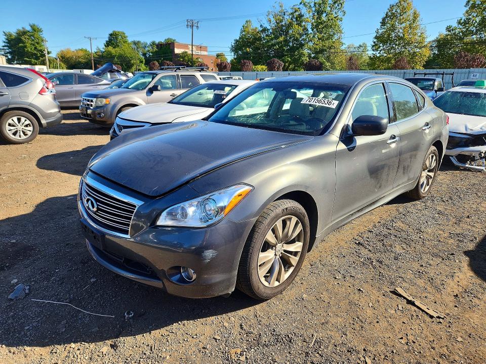 INFINITI M37 2012 with VIN JN1BY1AR9CM394389 - Photo from auction