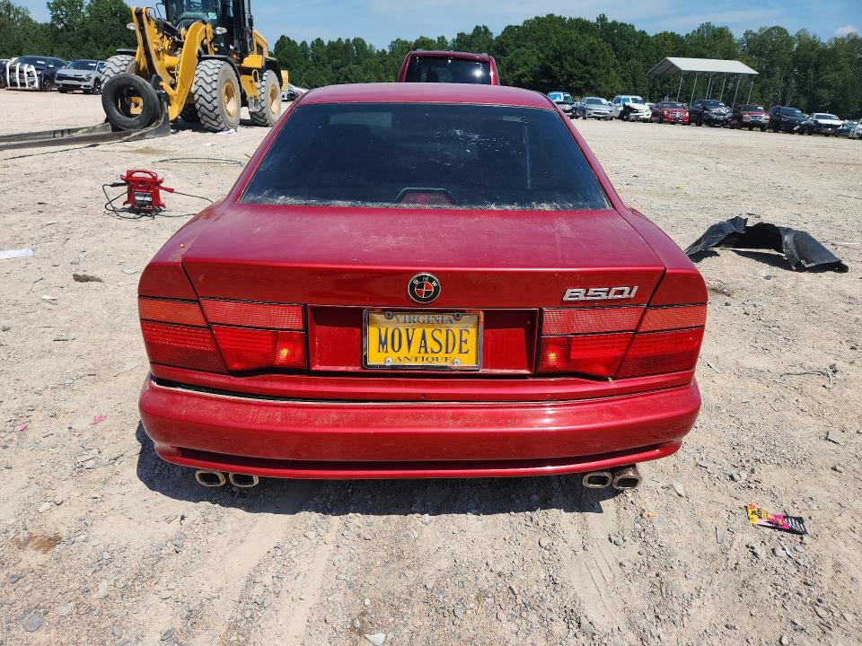 Photo 6 from auction – 1991 BMW 850 with VIN WBAEG2312MCB72827