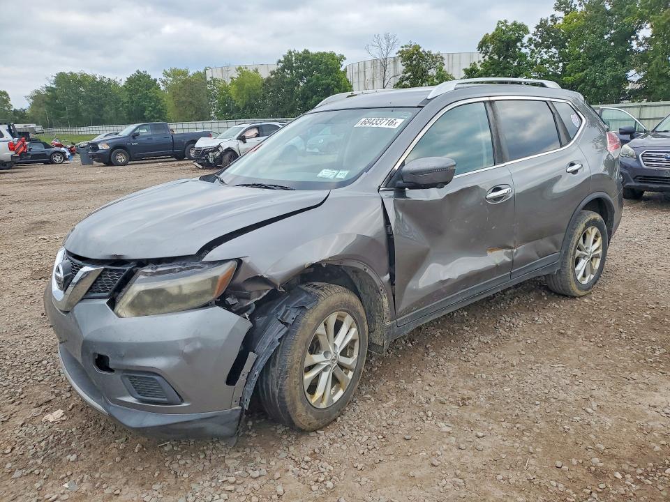 NISSAN ROGUE 2016 with VIN KNMAT2MV8GP649818 - Photo from auction
