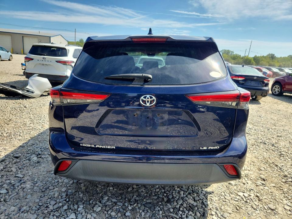 Photo 6 from auction – 2020 TOYOTA HIGHLANDER with VIN 5TDBZRBH7LS008913