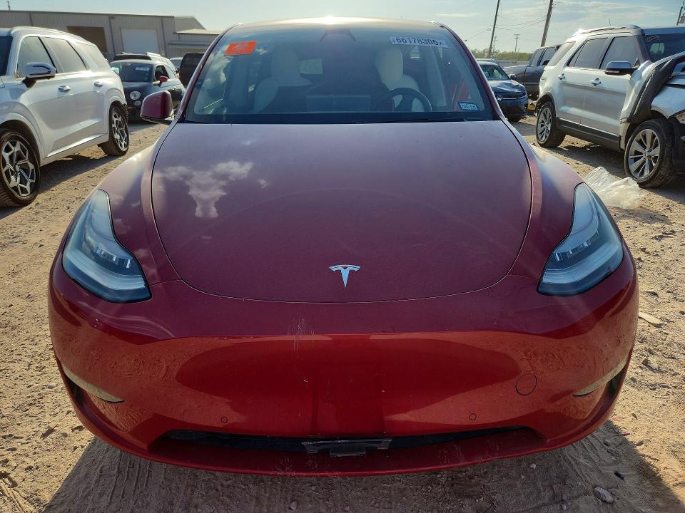 Photo 5 from auction – 2020 TESLA MODEL Y with VIN 5YJYGDEE8LF021811