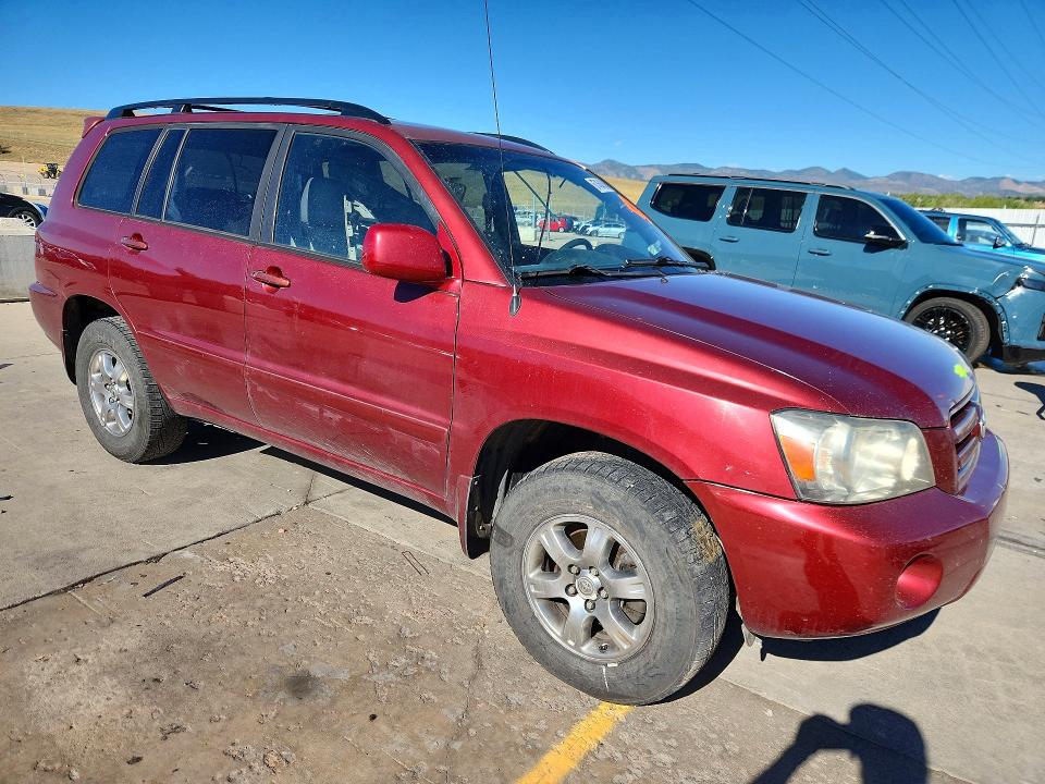 Photo 4 from auction – 2007 TOYOTA HIGHLANDER with VIN JTEHP21A070193225