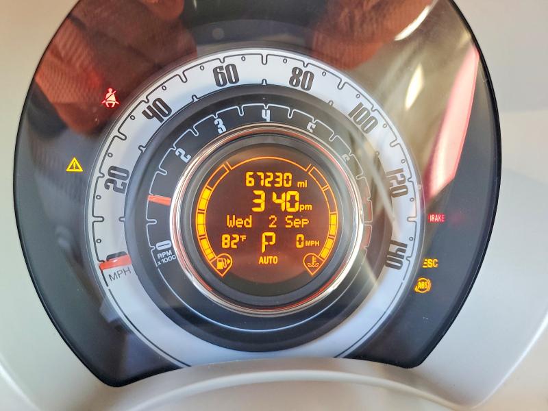 Photo 9 from auction – 2013 FIAT 500 with VIN 3C3CFFER6DT728022