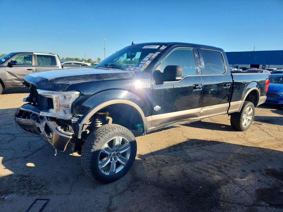 FORD F150 2018 with VIN 1FTFW1E50JFA81499 - Photo from auction