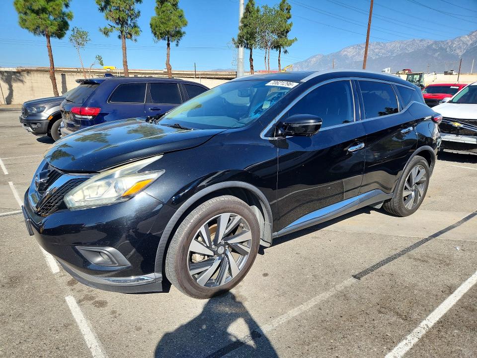 NISSAN MURANO 2016 with VIN 5N1AZ2MG1GN106740 - Photo from auction