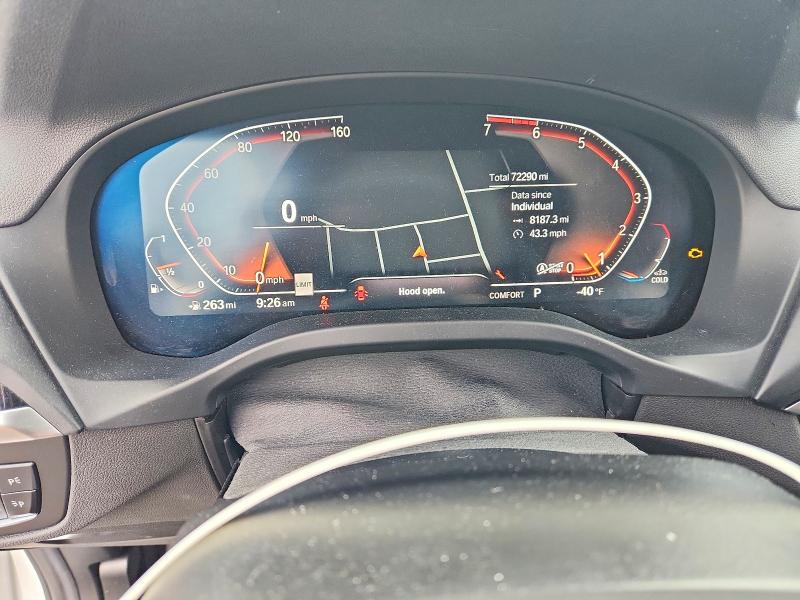 Photo 9 from auction – 2020 BMW X3 with VIN 5UXTY5C09L9D47312