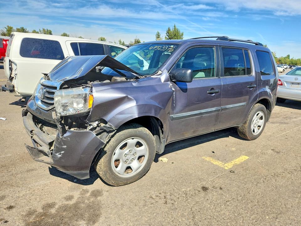 HONDA PILOT 2014 с VIN 5FNYF4H22EB038157 - Снимка от търг