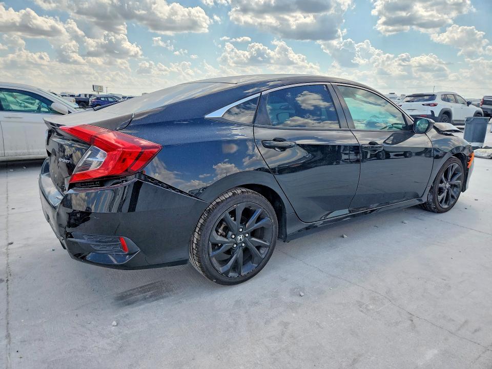 Photo 3 from auction – 2019 HONDA CIVIC with VIN 19XFC2F81KE203967