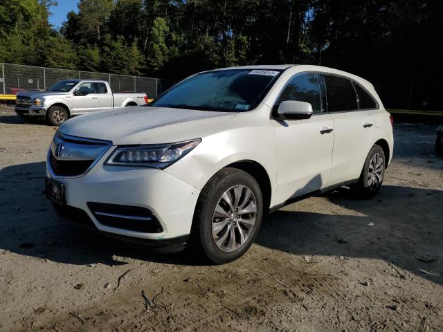 ACURA MDX TECHNO 2014 with VIN 5FRYD4H42EB019372 - Photo from auction