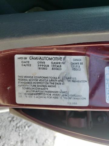 Photo 14 from auction – 2002 CHEVROLET TRACKER LT with VIN 2CNBE634226944075